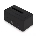 <span>Аксесоар за съхранение</span> Докинг станция ACT AC1500, USB 3.1 Gen1, За 3.5"/2.5" SATA HDD/SSD <span class='catalog-num-in-name'>EWENT-ACT-HDD-AC1500</span> - 