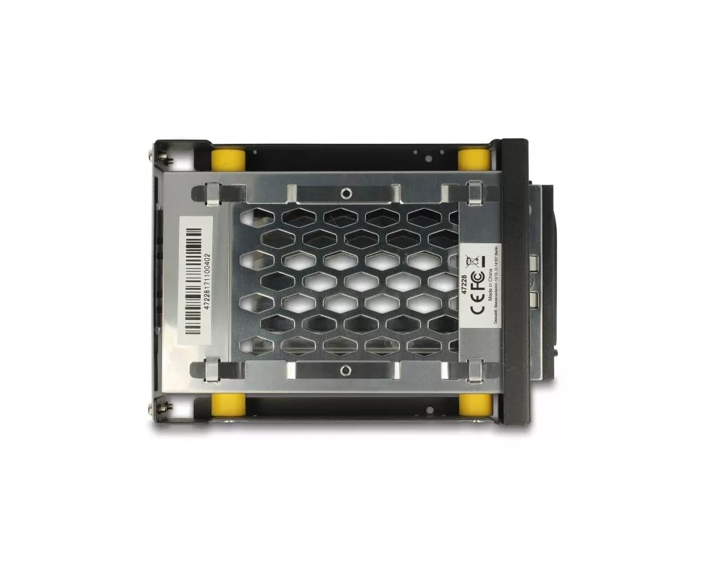 Аксесоар за съхранение Преносимо чекмедже Delock 3.5″, За 1 x 2.5″ SATA / SAS HDD / SSD, Защита от вибрации 5