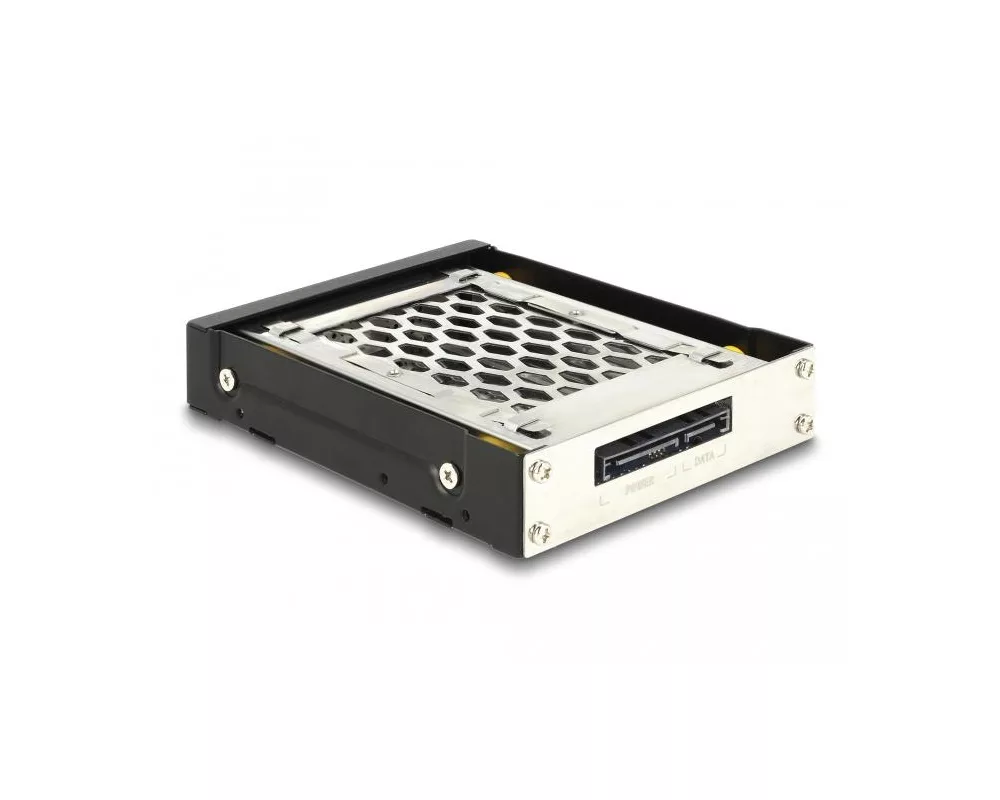 Аксесоар за съхранение Преносимо чекмедже Delock 3.5″, За 1 x 2.5″ SATA / SAS HDD / SSD, Защита от вибрации 3