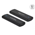Аксесоар за съхранение Външно чекмедже Delock, За M.2 NVMe PCIe / SATA SSDD, USB-C 2