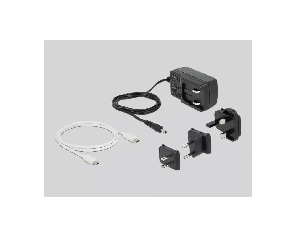Аксесоар за съхранение Станция Delock USB-C, За 2 x 2.5″ SATA HDD / SSD, Клониране 8