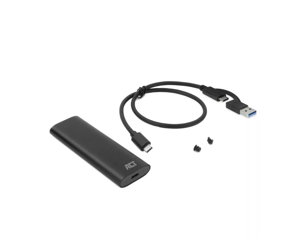 Аксесоар за съхранение Чекмедже за диск ACT  AC1615, USB-C M.2 NVMe / PCIe SSD 3