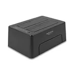 Аксесоар за съхранение Външна докинг станция Delock, За 2 x SATA HDD / SSD, USB-C 2