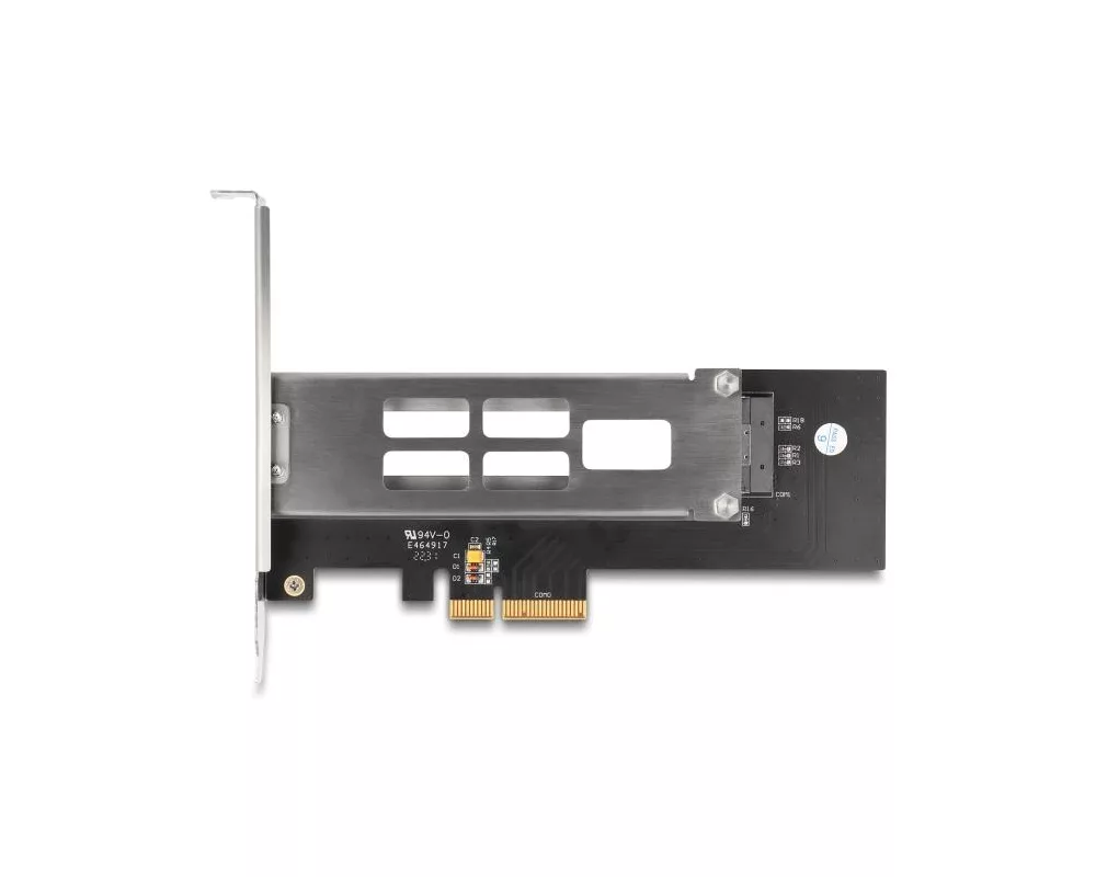 Аксесоар за съхранение Вътрешна тава Delock, PCI Express Card за 1 x M.2 NVMe SSD - Low Profile Form Factor 3