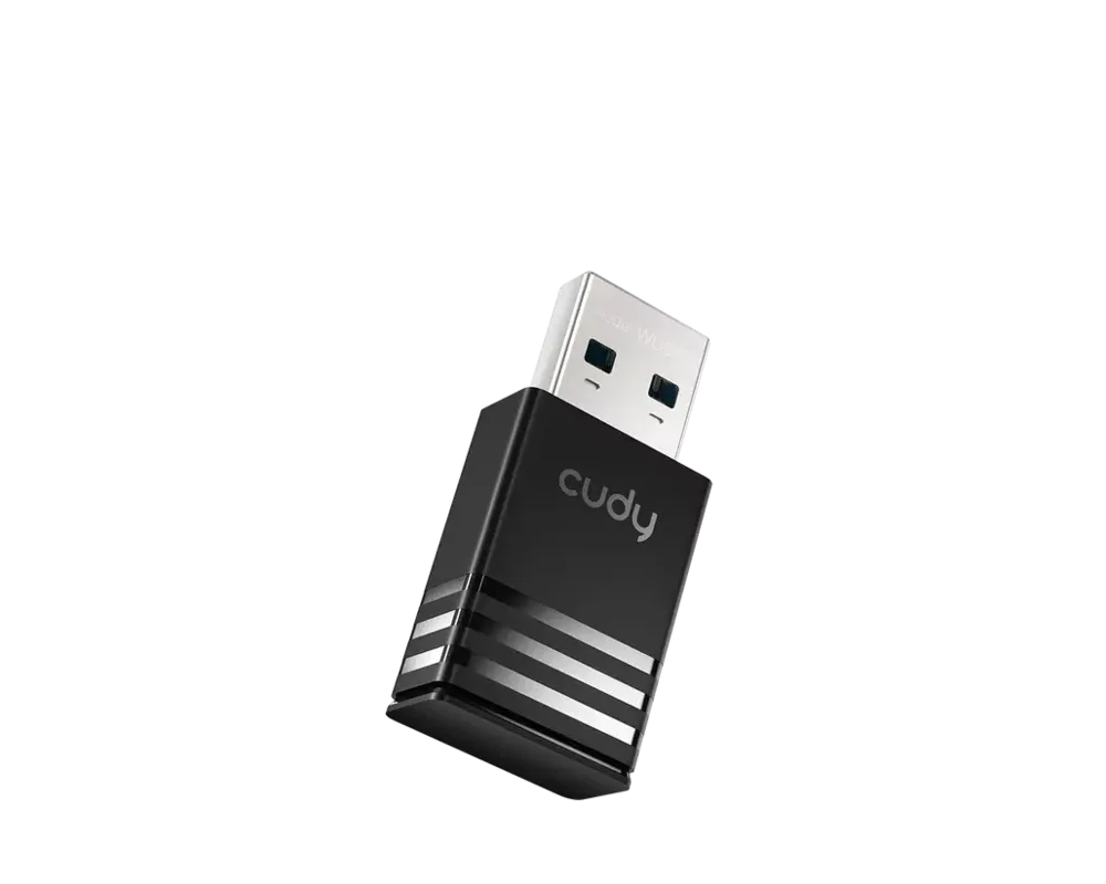 Мрежова карта адаптер Cudy WU900 WiFi 6, 900 Mbps, USB 2.0 2