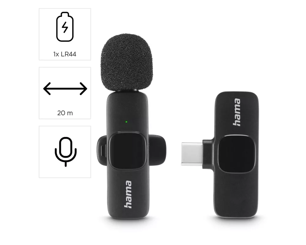 Микрофон HAMA Безжичен микрофон за мобилни телефони "Smart Wireless" 13