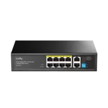  Суич Cudy GS1010P V3.0 , 8-портов 10/100/1000 Mbps RJ 45, 2xUplink порта - Черен 905186 SWITCH-GS1010P на топ цена - PIC.bg