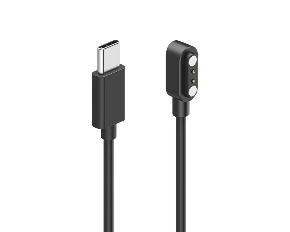 Кабел HAMA Заряден кабел за смарт часовници, с магнитно зареждане, USB-C, 60 см, черен 2