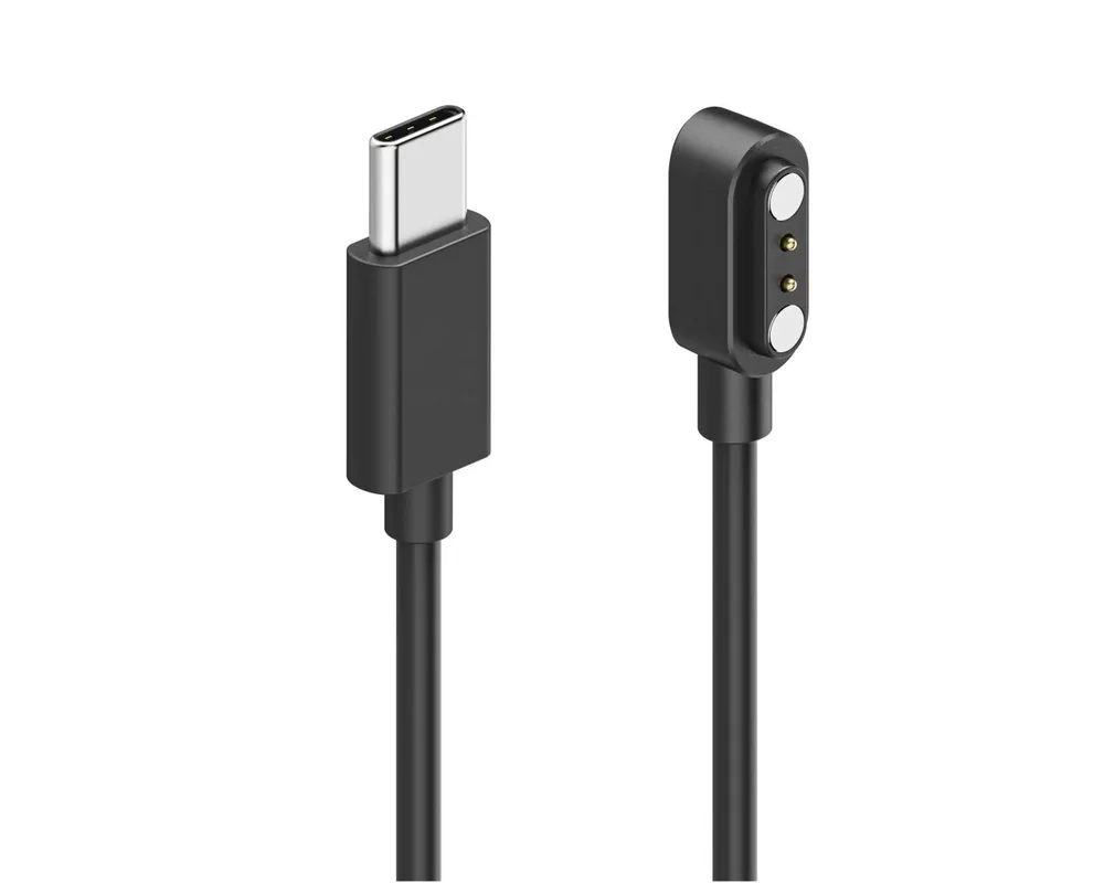 Кабел HAMA Заряден кабел за смарт часовници, с магнитно зареждане, USB-C, 60 см, черен 6