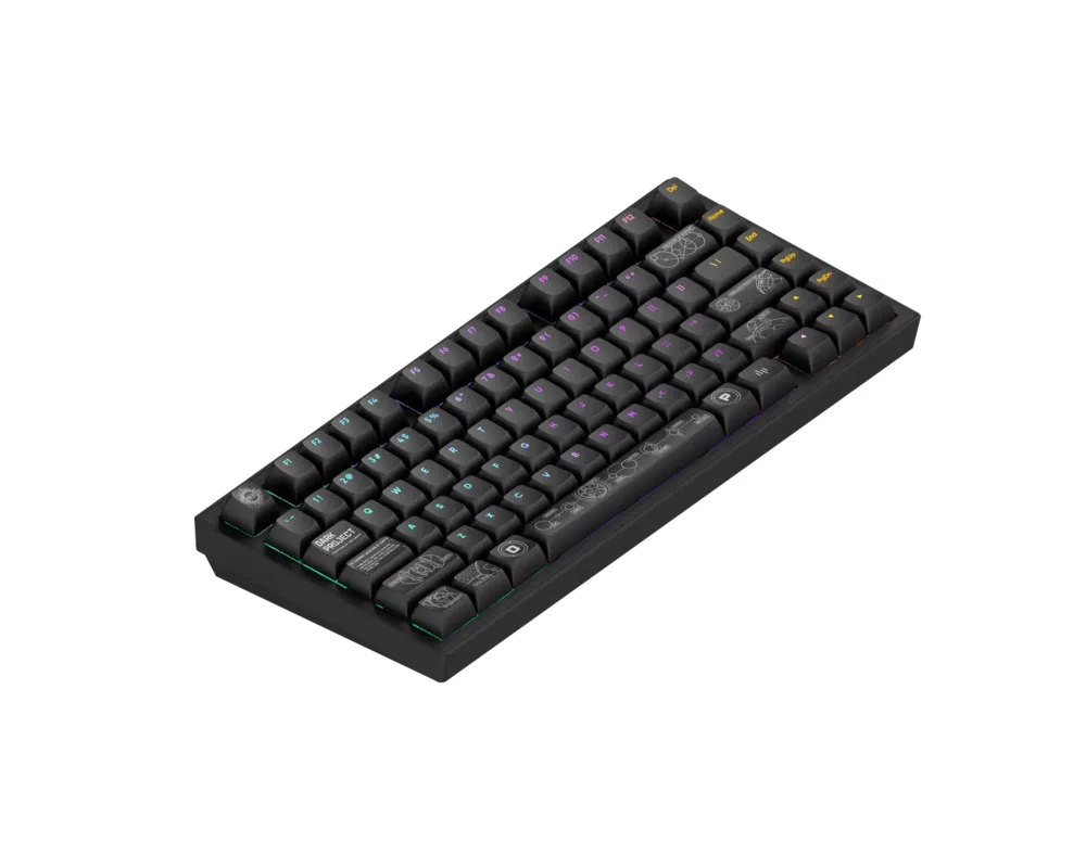 Клавиатура Геймърскa безжична клавиатура Dark Project ALU81A Terra Nova V2 Black RGB 3
