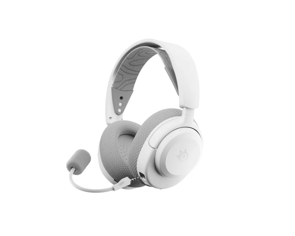 Слушалки Безжични геймърски слушалки SteelSeries Arctis Nova 3 - Бял 5