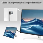 Кабел ACT Кабел USB-C 10Gbps, 60W, 0.5м, конектори на 90° up/down angled 3