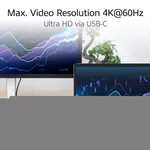 Кабел ACT Кабел USB-C - USB-C, 10Gbps, 60W, 0.5 м, конектори - 1x прав и 1x на 90° up/down angled 5