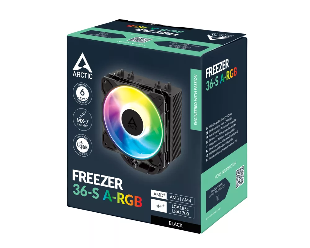 Охладител за процесор ARCTIC Freezer 36-S A-RGB Black - ACFRE00198A 9