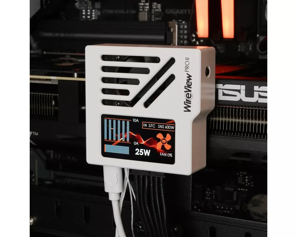 Термо паста Датчик за видеокарта Thermal Grizzly WireView Pro II GPU 12V-2x6 - White 6
