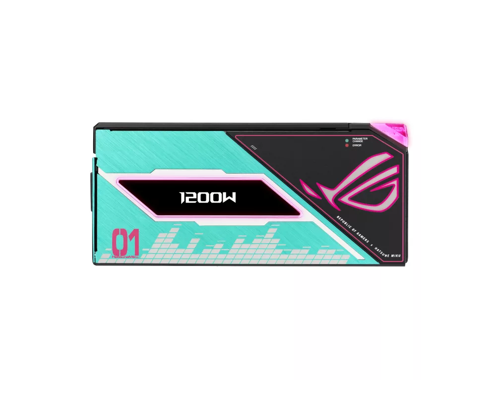 Захранване ASUS ROG Thor 1200W Platinum III Hatsune Miku Edition 3