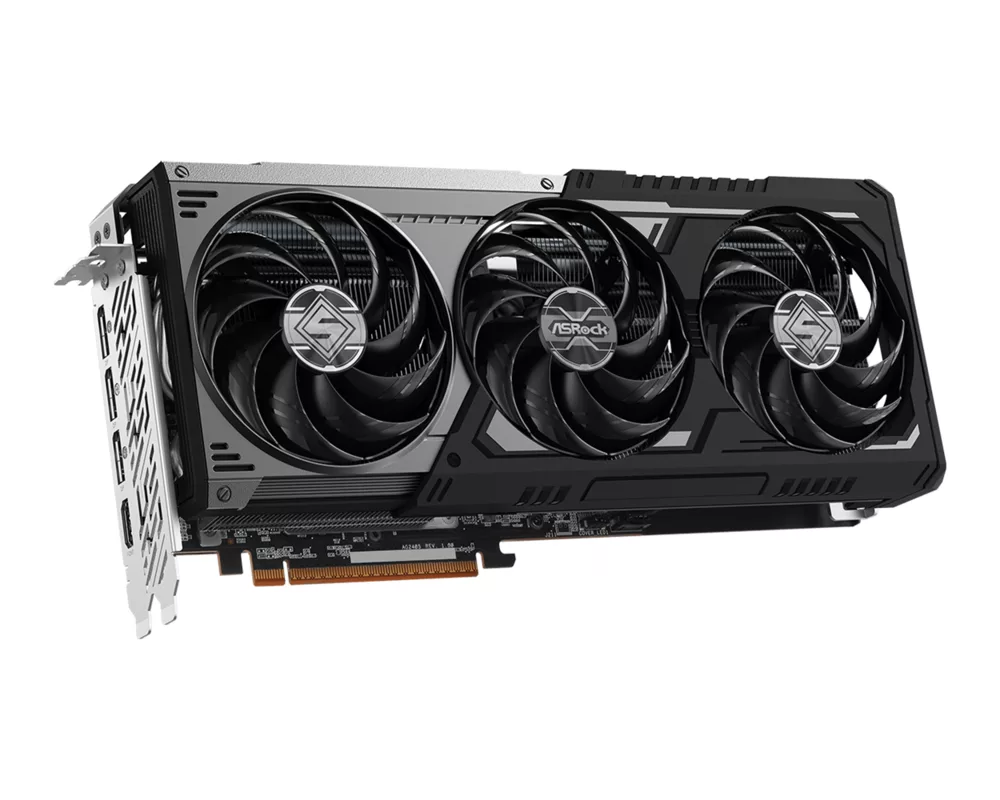 Видеокарта ASRock Radeon RX 9070 GRE Steel Legend Dark 12GB OC GDDR6 4
