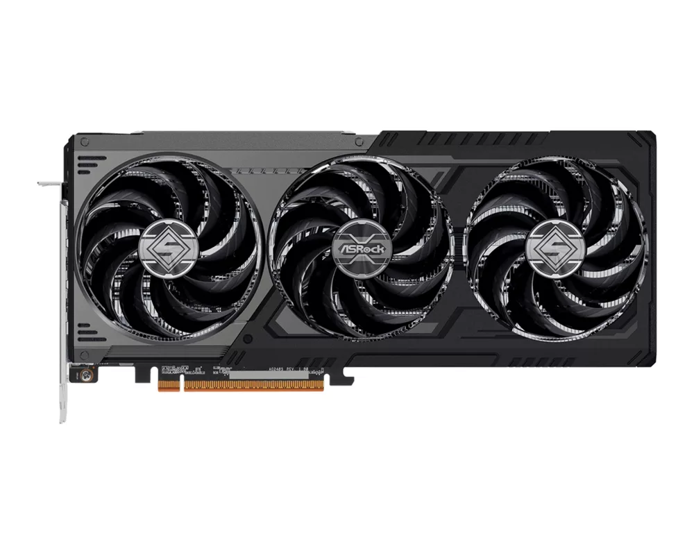 Видеокарта ASRock Radeon RX 9070 GRE Steel Legend Dark 12GB OC GDDR6 2