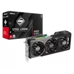 <span>Видеокарта</span> ASRock Radeon RX 9070 GRE Steel Legend Dark 12GB OC GDDR6 <span class='catalog-num-in-name'>RX9070GRE-SLD-12GO</span> - 