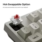 Клавиатура Геймърска Механична клавиатура Keychron C1 Pro 8K QMK - Super Banana Switch 3