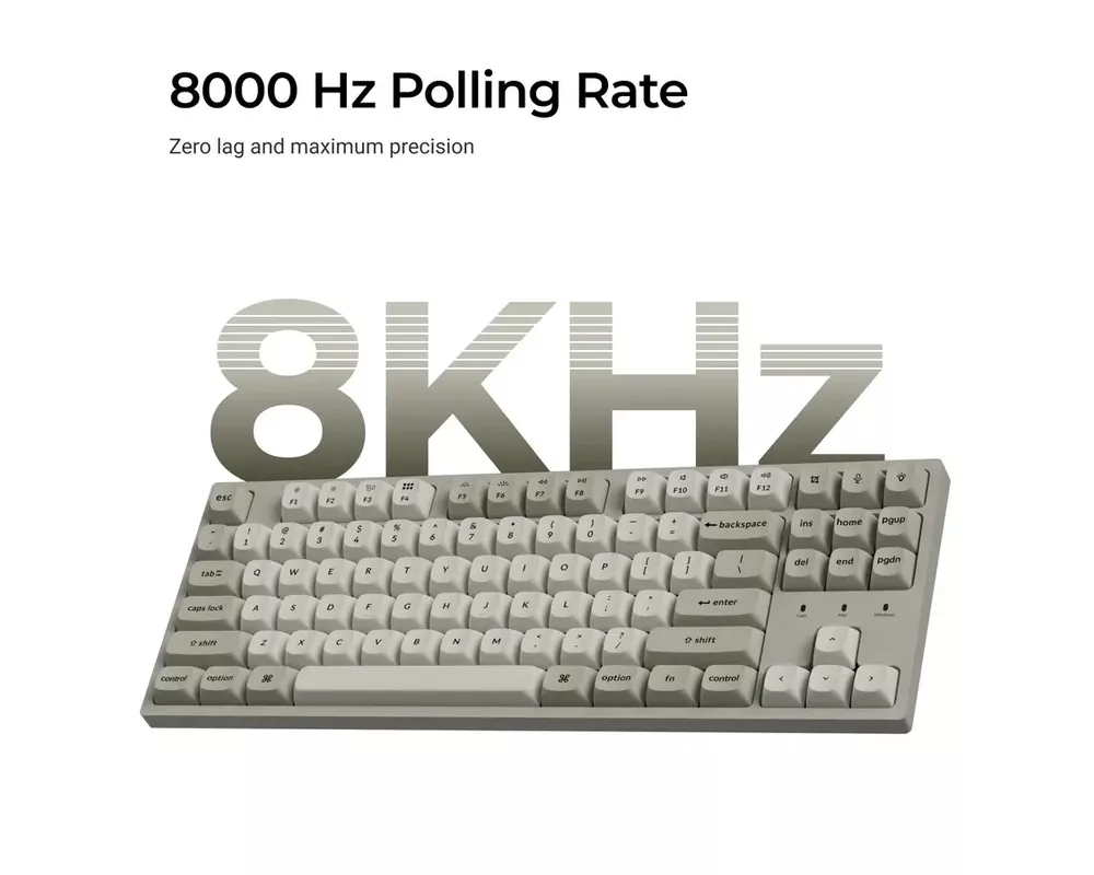 Клавиатура Геймърска Механична клавиатура Keychron C1 Pro 8K QMK - Super Banana Switch 2