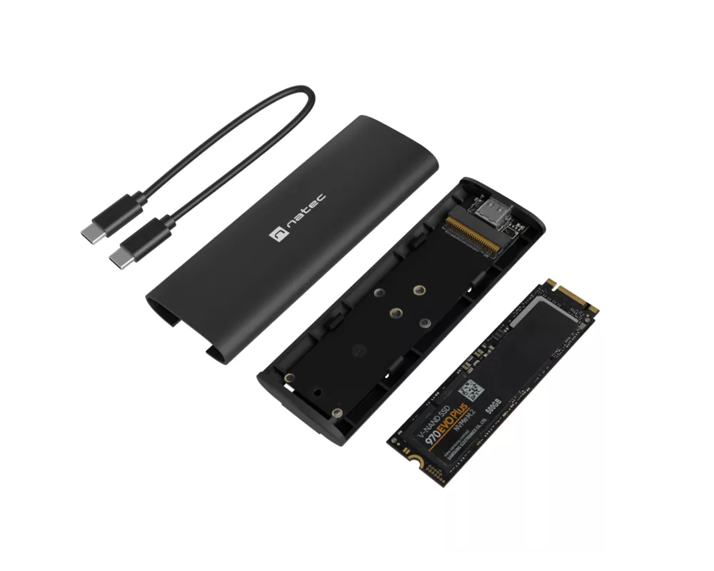 Аксесоар за съхранение Чекмедже за твърд диск M.2 NVME, Natec Rhino 5