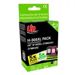 <span>Мастило</span> Мастилница UPRINT комплект HP 305XL BK+color , 3YM63AE, 3YM62AE <span class='catalog-num-in-name'>LF-INK-HP-3YM63-3YM62</span> - 