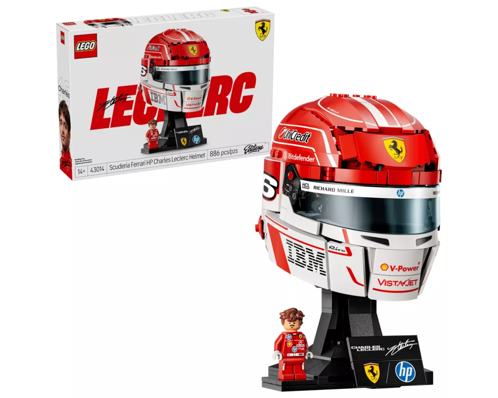 Конструктор LEGO Editions Scuderia Ferrari HP Charles Leclerc Helmet (43014) 8