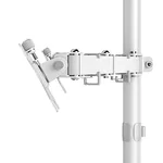 Стойка HAMA Стойка за 2 монитора за бюро, регулируема, 13" - 35", 12 кг, Бял 6