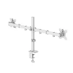Стойка HAMA Стойка за 2 монитора за бюро, регулируема, 13" - 35", 12 кг, Бял 3