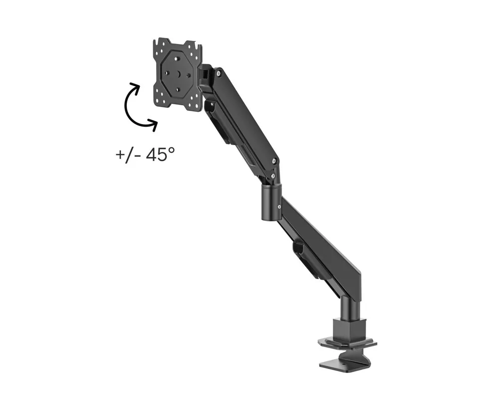 Стойка HAMA Стойка за монитор за бюро, 17"-35", регулируема, газова пружина 15