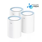 Рутер Безжична MESH система Cudy M1200 3, AC1200 Dual Band, 2.4/5 GHz, 300 - 867 Mbps, 3 броя 2