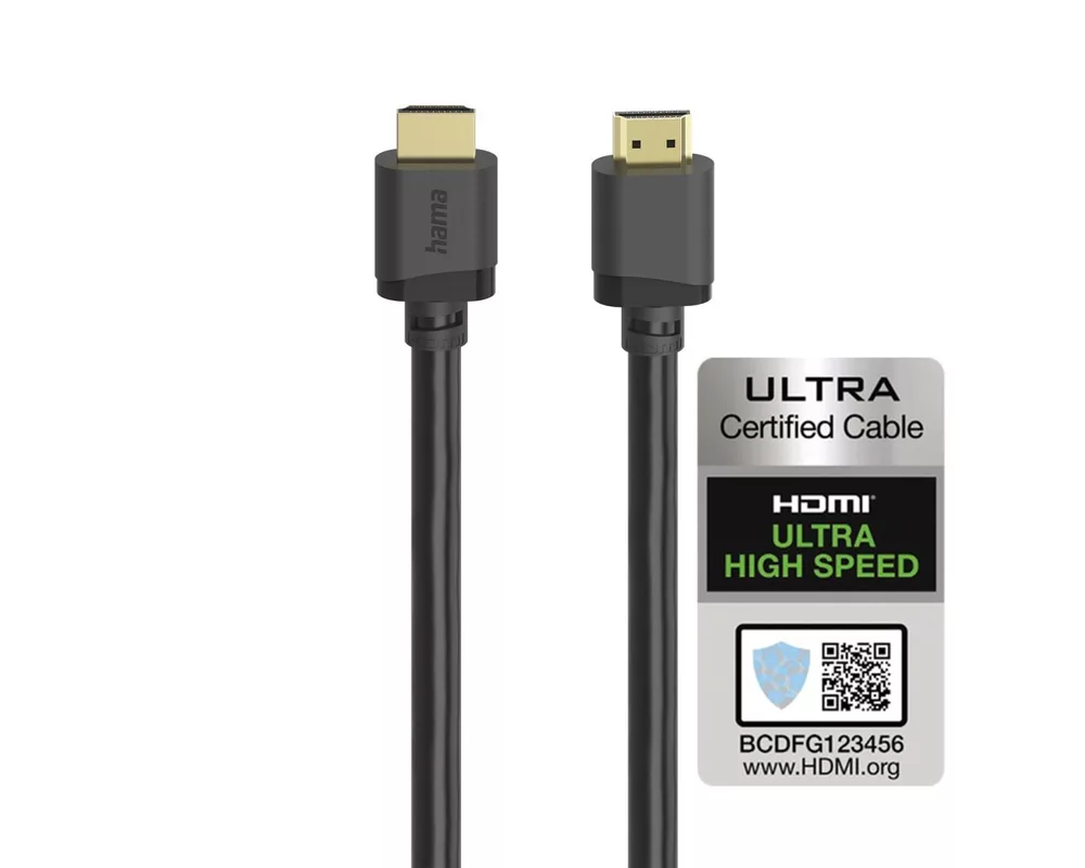 Кабел HDMI - HDMI Ultra HD, 8K, 48 Gbit/s, Ethernet, позл.конектори, 1 м 14