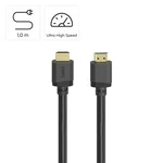 Кабел HDMI - HDMI Ultra HD, 8K, 48 Gbit/s, Ethernet, позл.конектори, 1 м 10