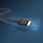 Кабел HDMI - HDMI Ultra HD, 8K, 48 Gbit/s, Ethernet, позл.конектори, 1 м 11