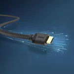 Кабел HDMI - HDMI Ultra HD, 8K, 48 Gbit/s, Ethernet, позл.конектори, 1 м 6