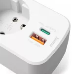 Разклонител HAMA 3-мултипортов контакт, 1 x USB-C PD, 1 x USB-A, 1 x Шуко контакт, 30W PD 5