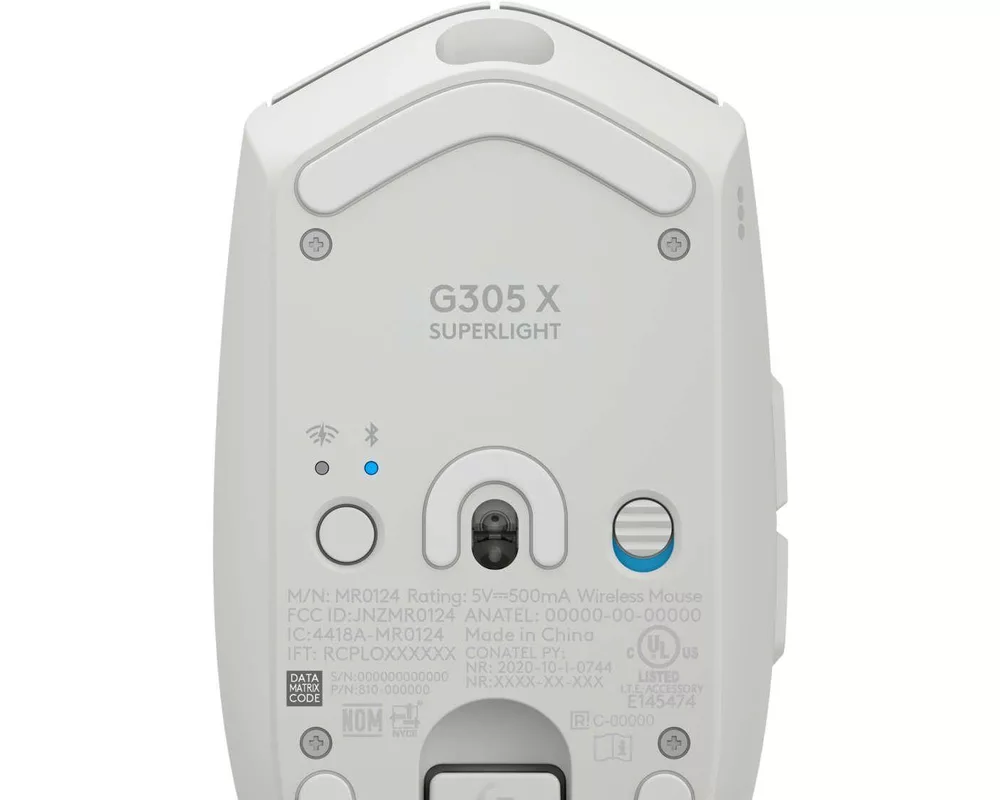 Мишка Геймърска безжична мишка Logitech G305 X Superlight - Бяла 3