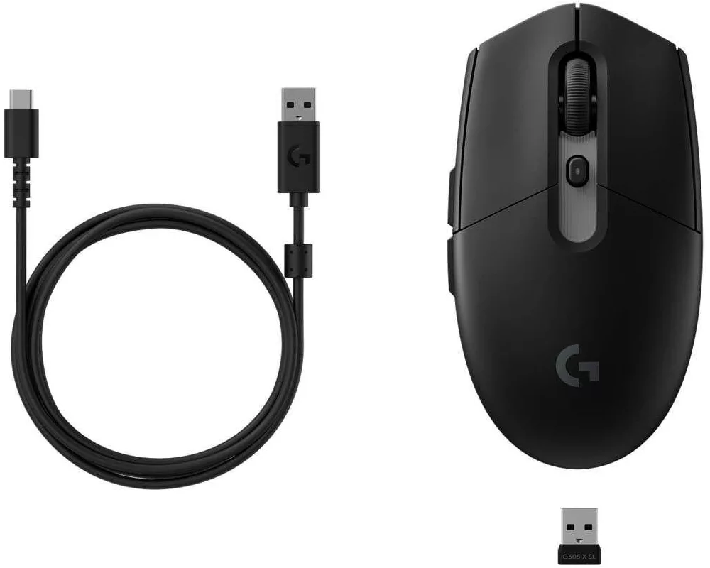 Мишка Геймърска безжична мишка Logitech G305 X Superlight - Черен 5