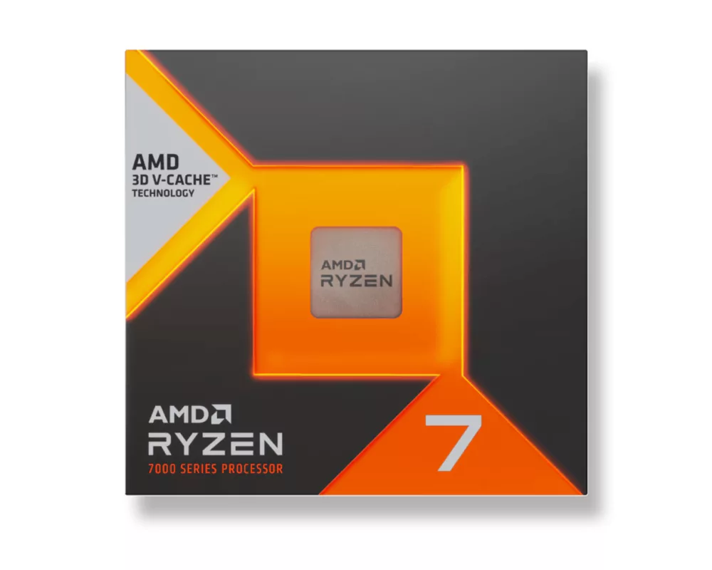 Процесор AMD RYZEN 7 7700X3D, 8-Core, 4.0 GHz(4.5 GHz Boost), 104MB - BOX 2