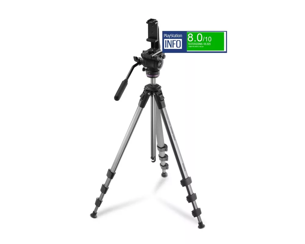 Фото и видео аксесоари HAMA Трипод / Статив „PRO Move 160 2D+“, 160 см, видео статив за камера и мобилен телефон 24