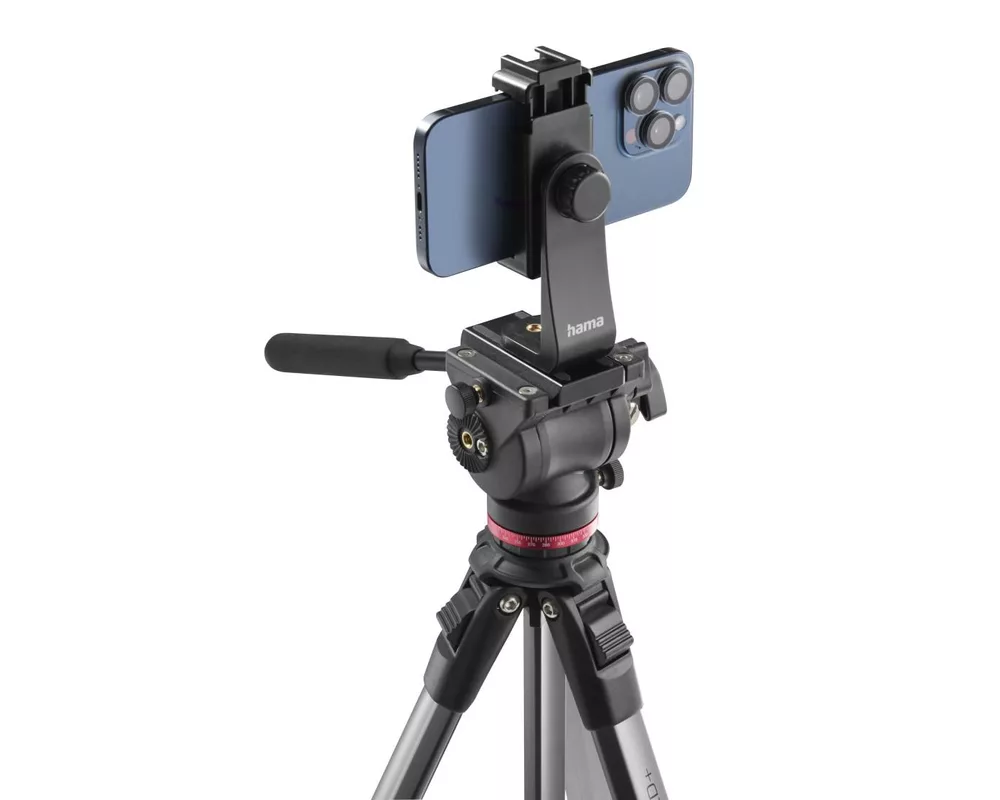 Фото и видео аксесоари HAMA Трипод / Статив „PRO Move 160 2D+“, 160 см, видео статив за камера и мобилен телефон 11