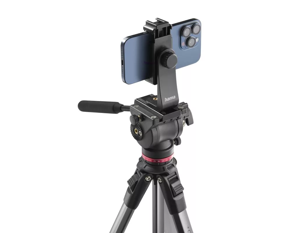 Фото и видео аксесоари HAMA Трипод / Статив „PRO Move 160 2D+“, 160 см, видео статив за камера и мобилен телефон 20