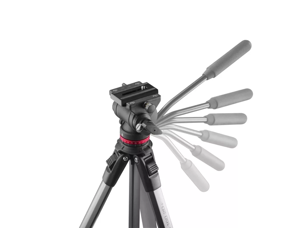 Фото и видео аксесоари HAMA Трипод / Статив „PRO Move 160 2D+“, 160 см, видео статив за камера и мобилен телефон 8