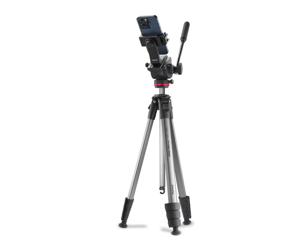 Фото и видео аксесоари HAMA Трипод / Статив „PRO Move 160 2D+“, 160 см, видео статив за камера и мобилен телефон 4