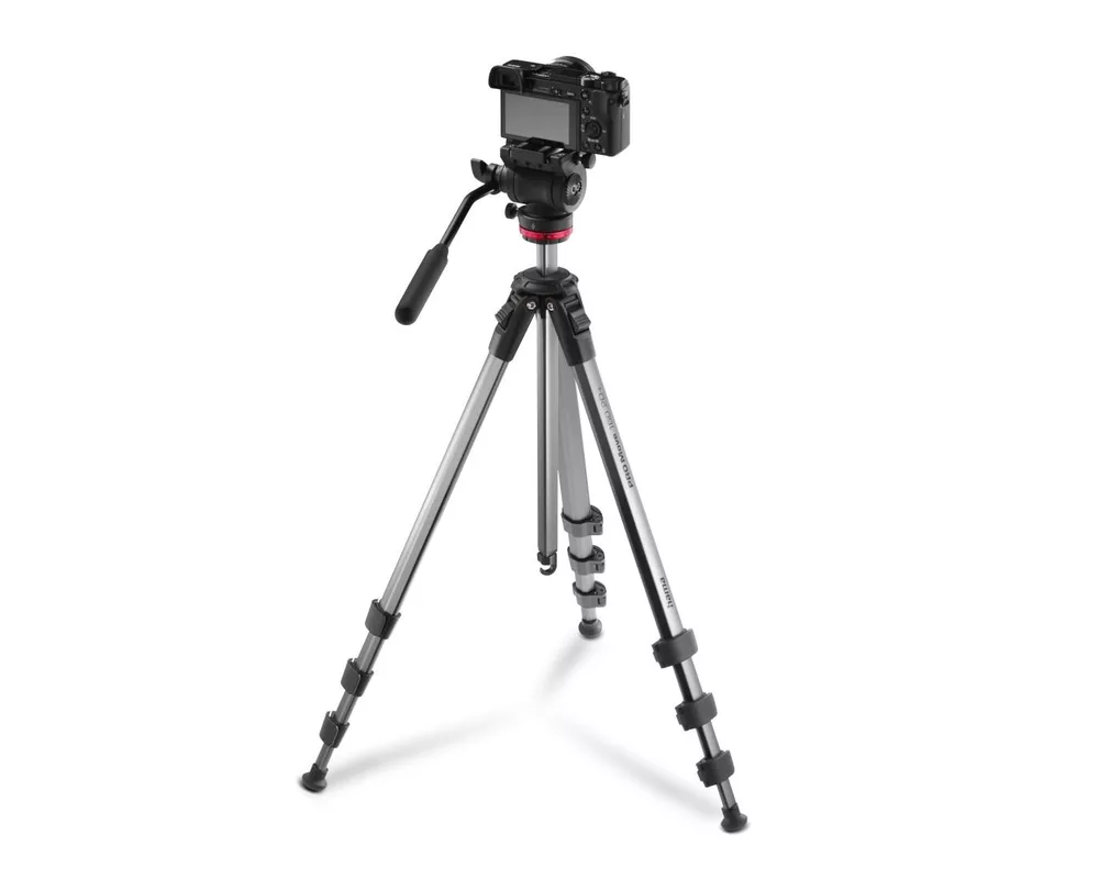 Фото и видео аксесоари HAMA Трипод / Статив „PRO Move 160 2D+“, 160 см, видео статив за камера и мобилен телефон 5