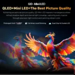 Телевизор METZ 55" 55MNH7000Z UHD 4K QD-Mini LED, Matte Screen Ultra, Google TV, Клас E 7