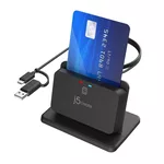 Четец за карти j5create JUR261-N USB Smart card/CAC reader картов четец със стойка 2