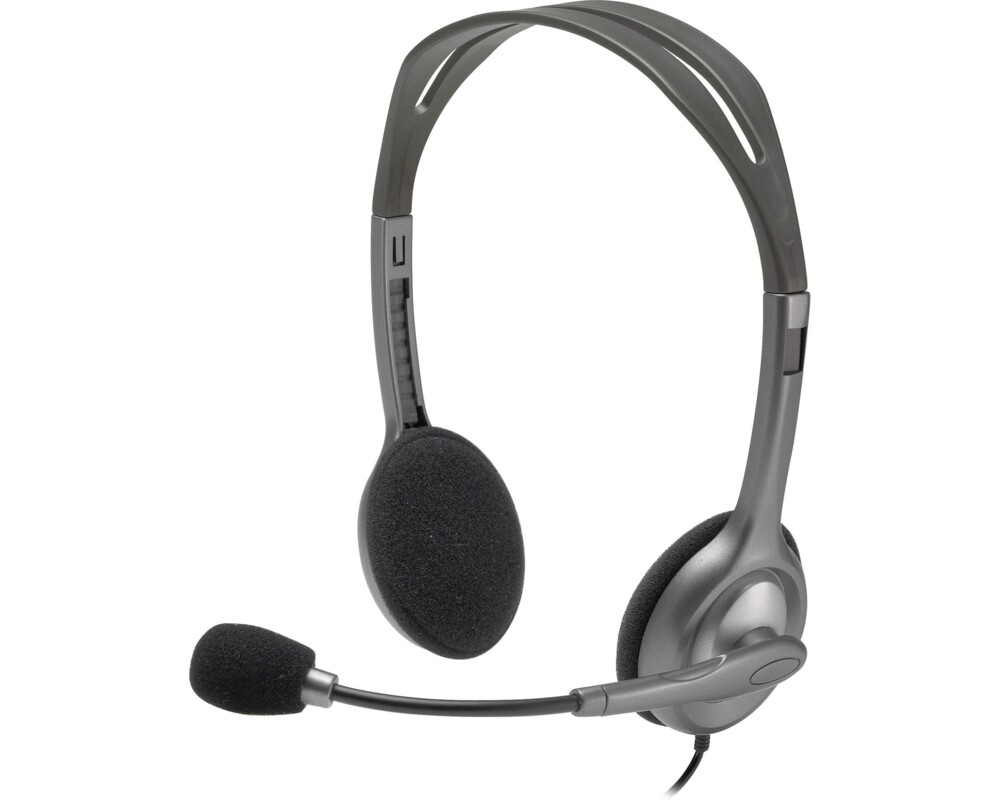 Слушалки Logitech H110 Corded Stereo Headset 8