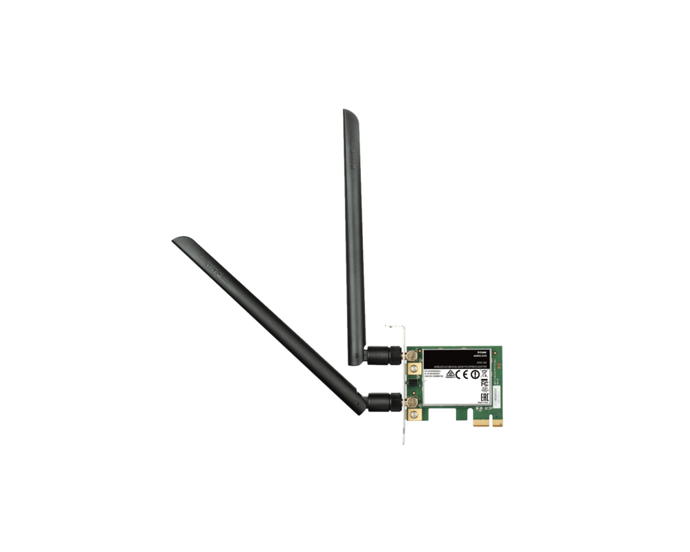 Мрежова карта D-Link Wireless AC1200 DualBand PCIe Adapter 4 Мрежова карта D-Link Wireless AC1200 DualBand PCIe Adapter 4